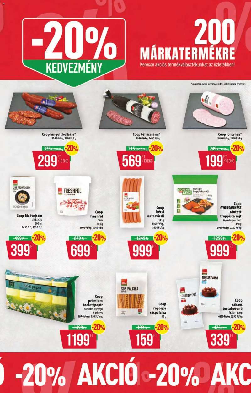COOP COOP - Szuper Plusz / Tisza 7 oldal
