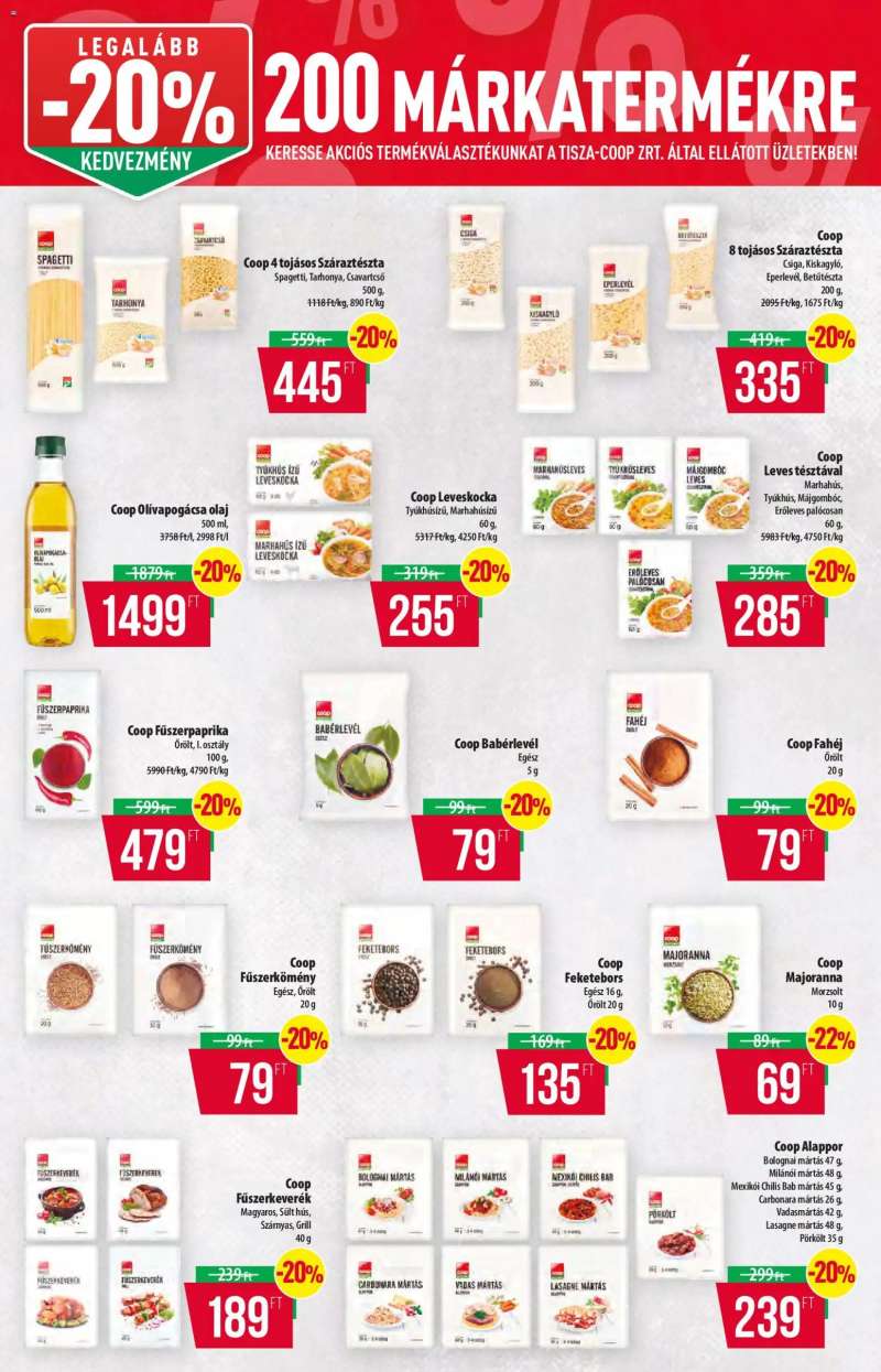 COOP COOP - Szuper Plusz / Tisza 9 oldal