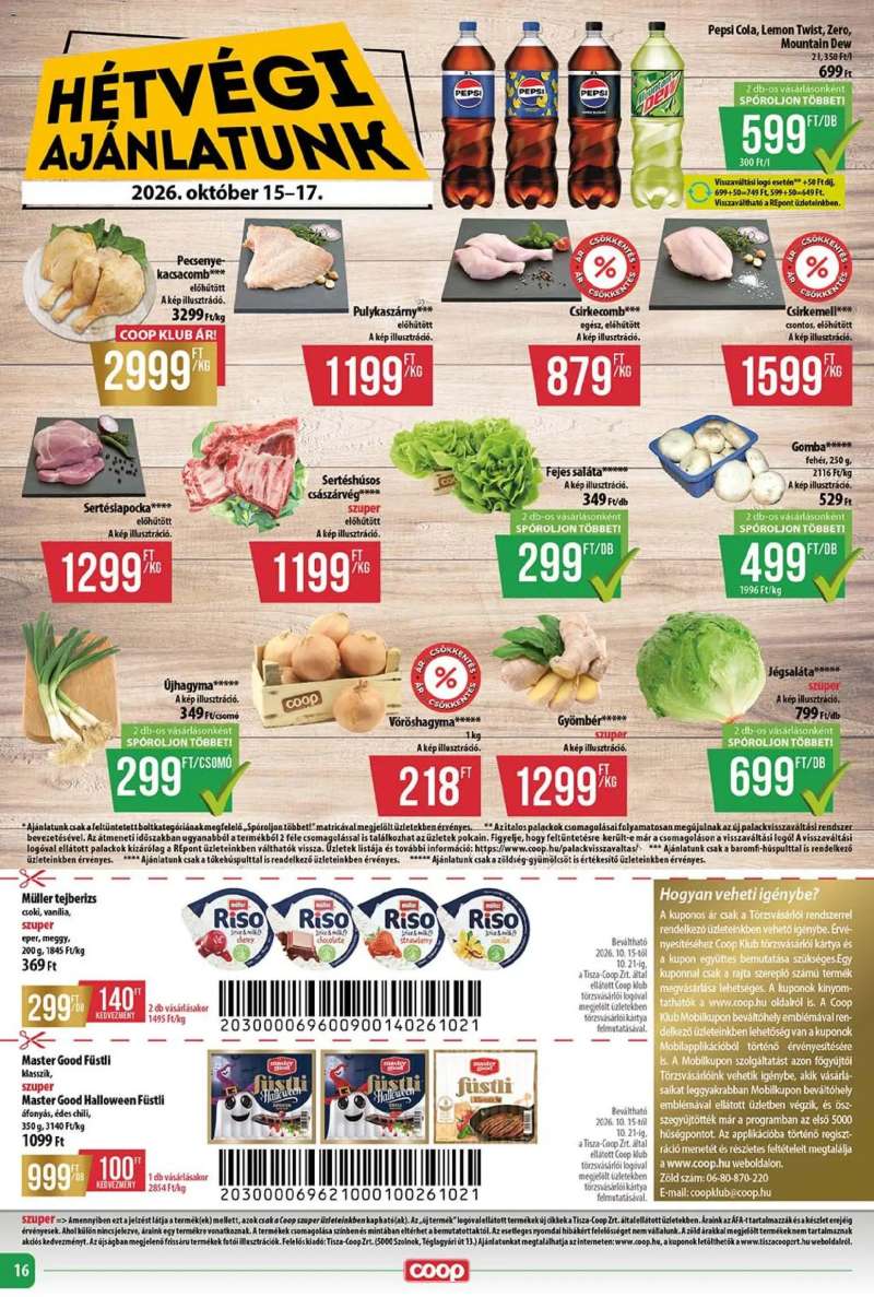 COOP COOP - Abc & Szuper / Tisza 16 oldal