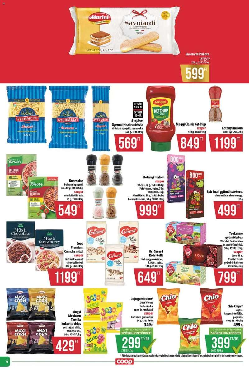 COOP COOP - Abc & Szuper / Tisza 6 oldal