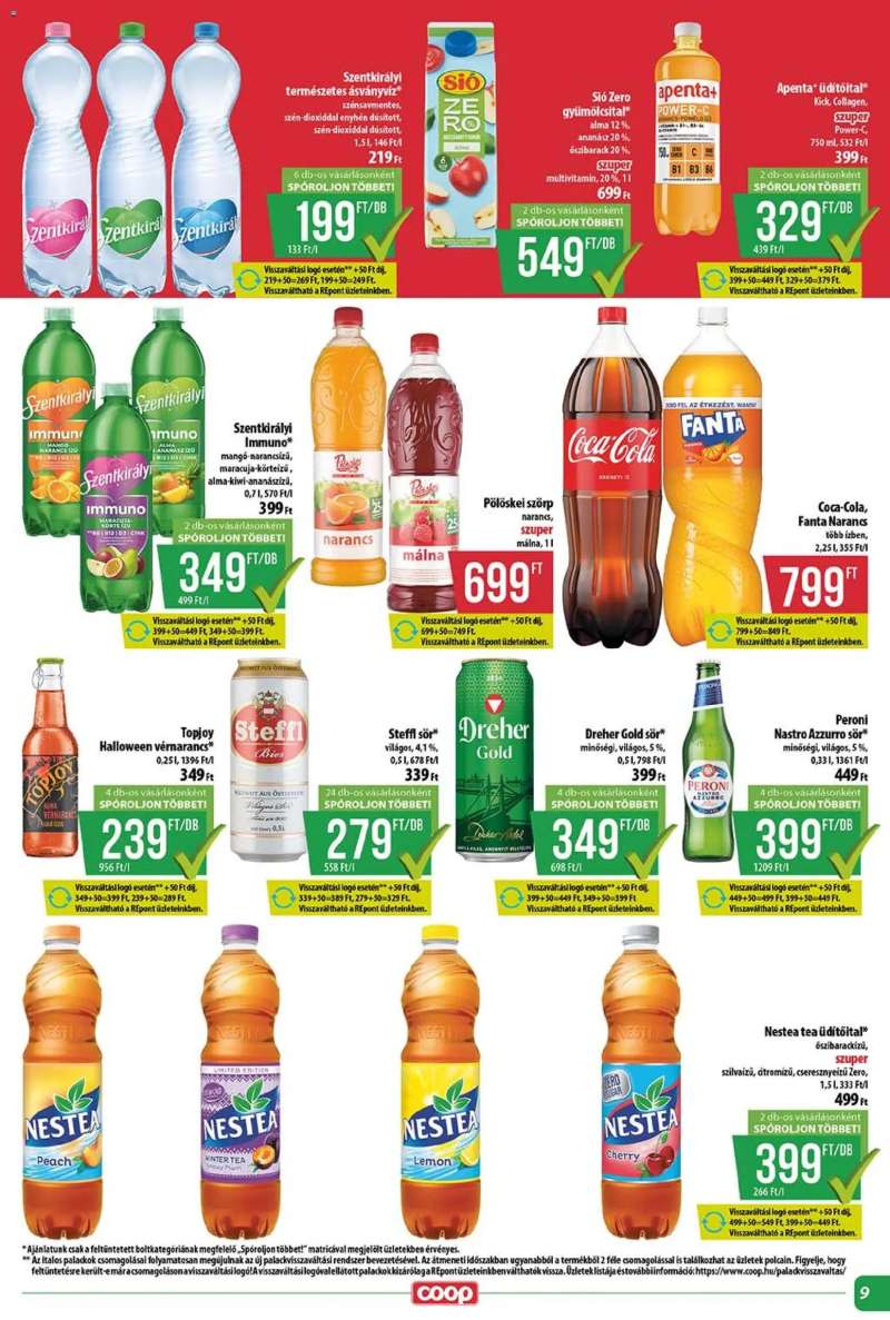 COOP COOP - Abc & Szuper / Tisza 9 oldal