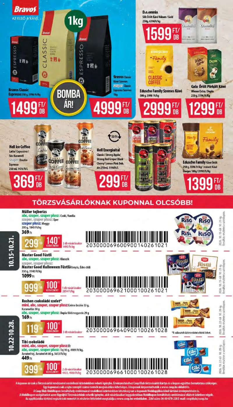 COOP COOP akciós újság 12 oldal