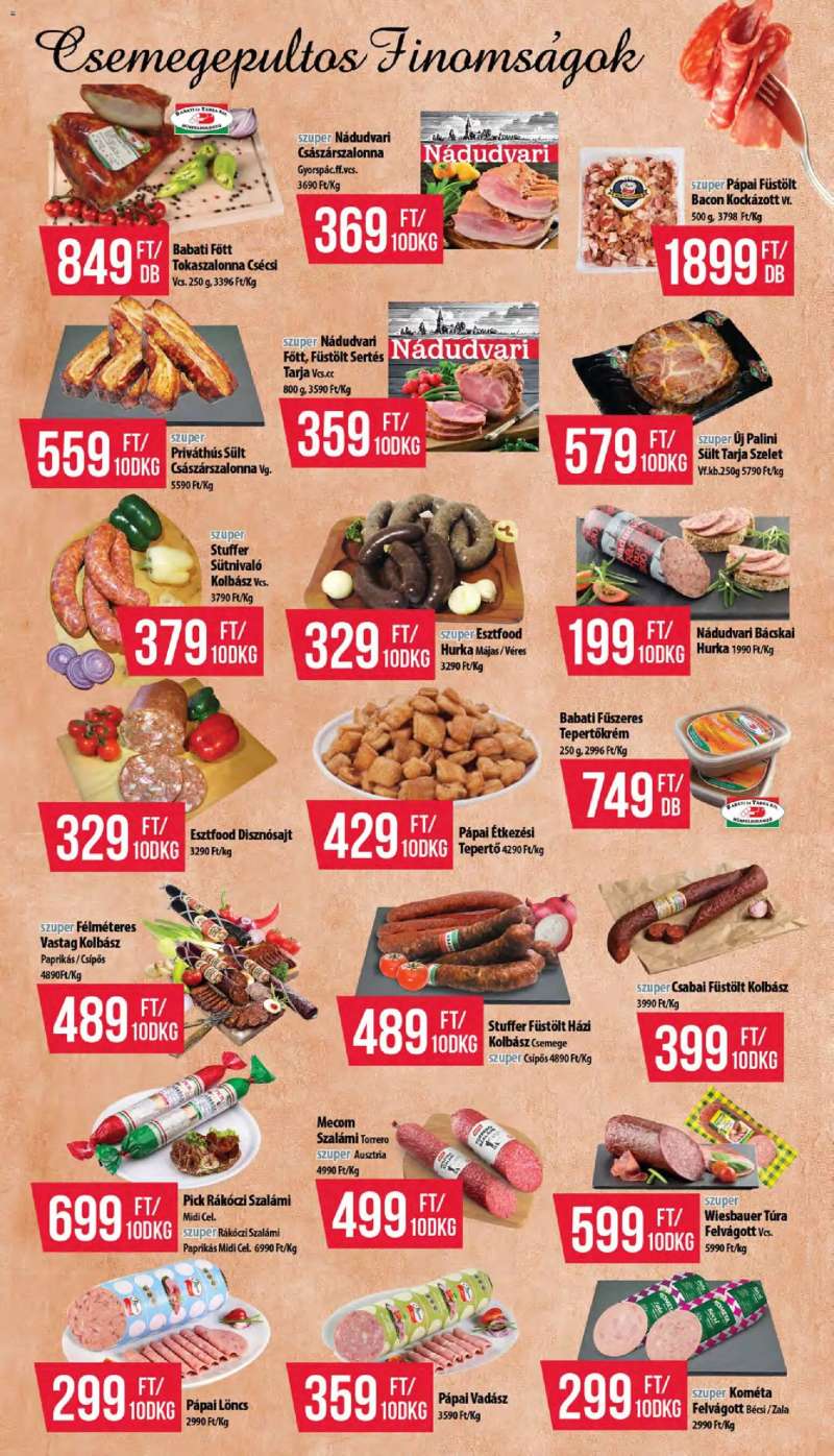 COOP COOP akciós újság 2 oldal