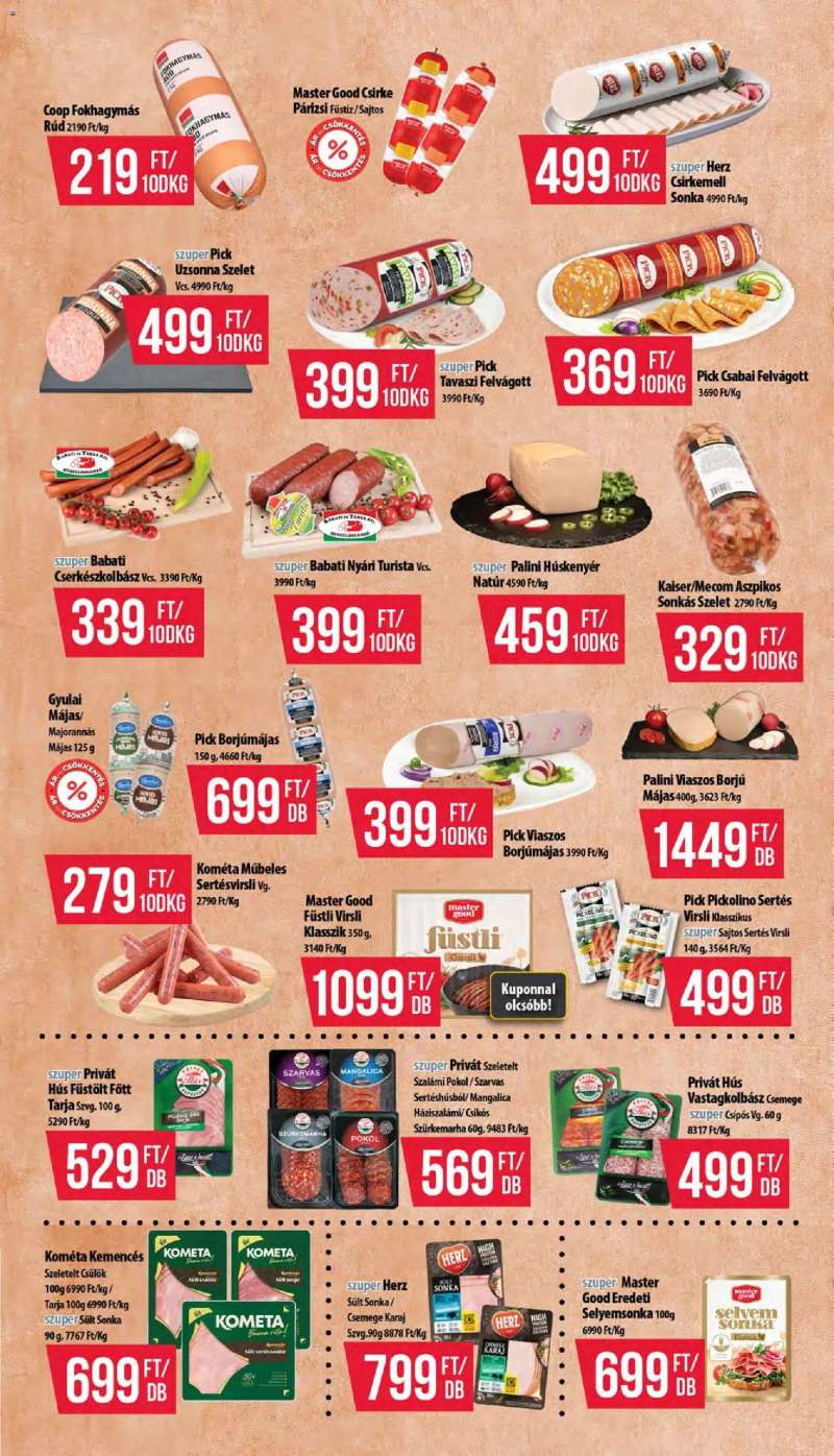 COOP COOP akciós újság 3 oldal