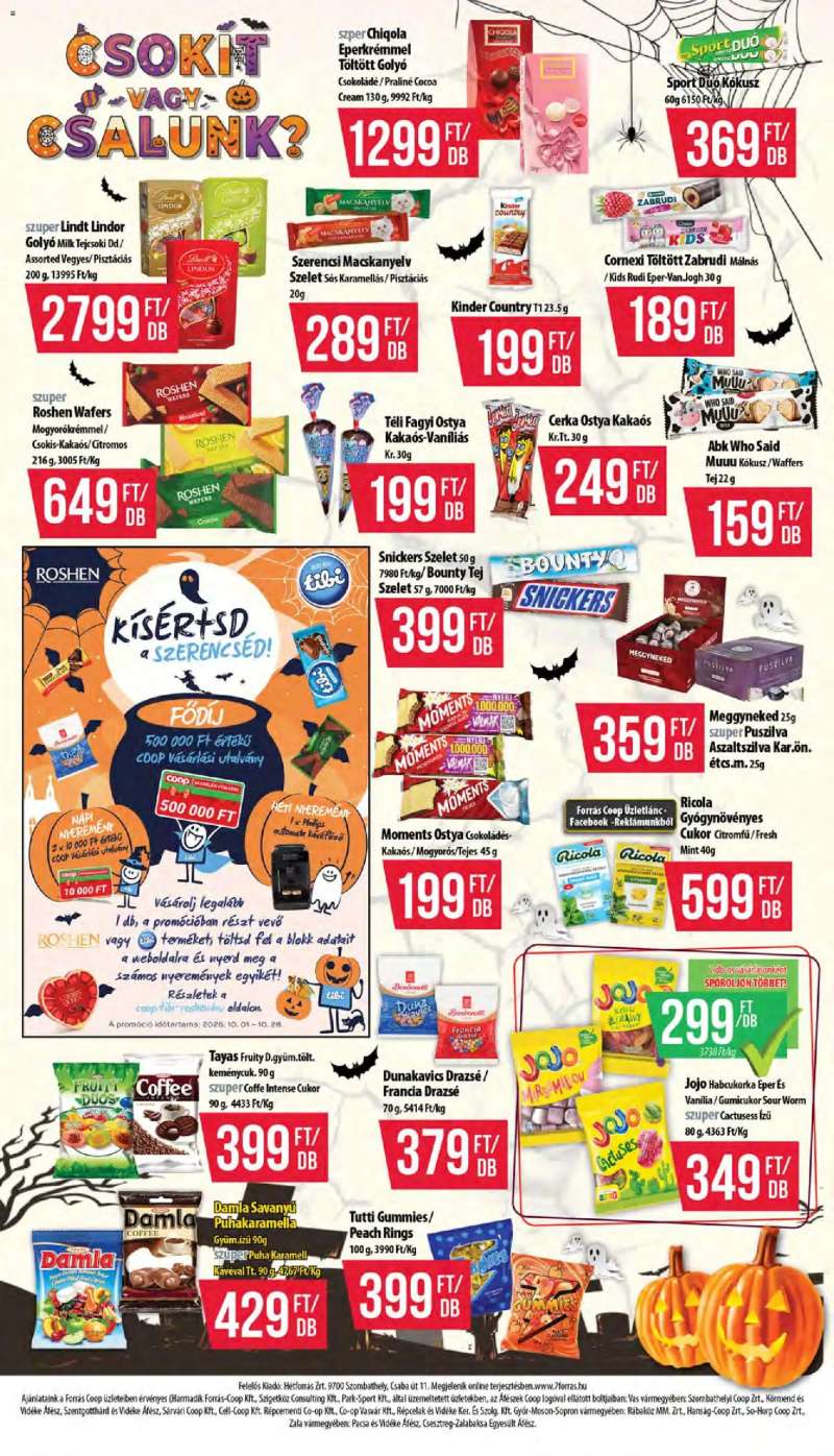 COOP COOP akciós újság 6 oldal