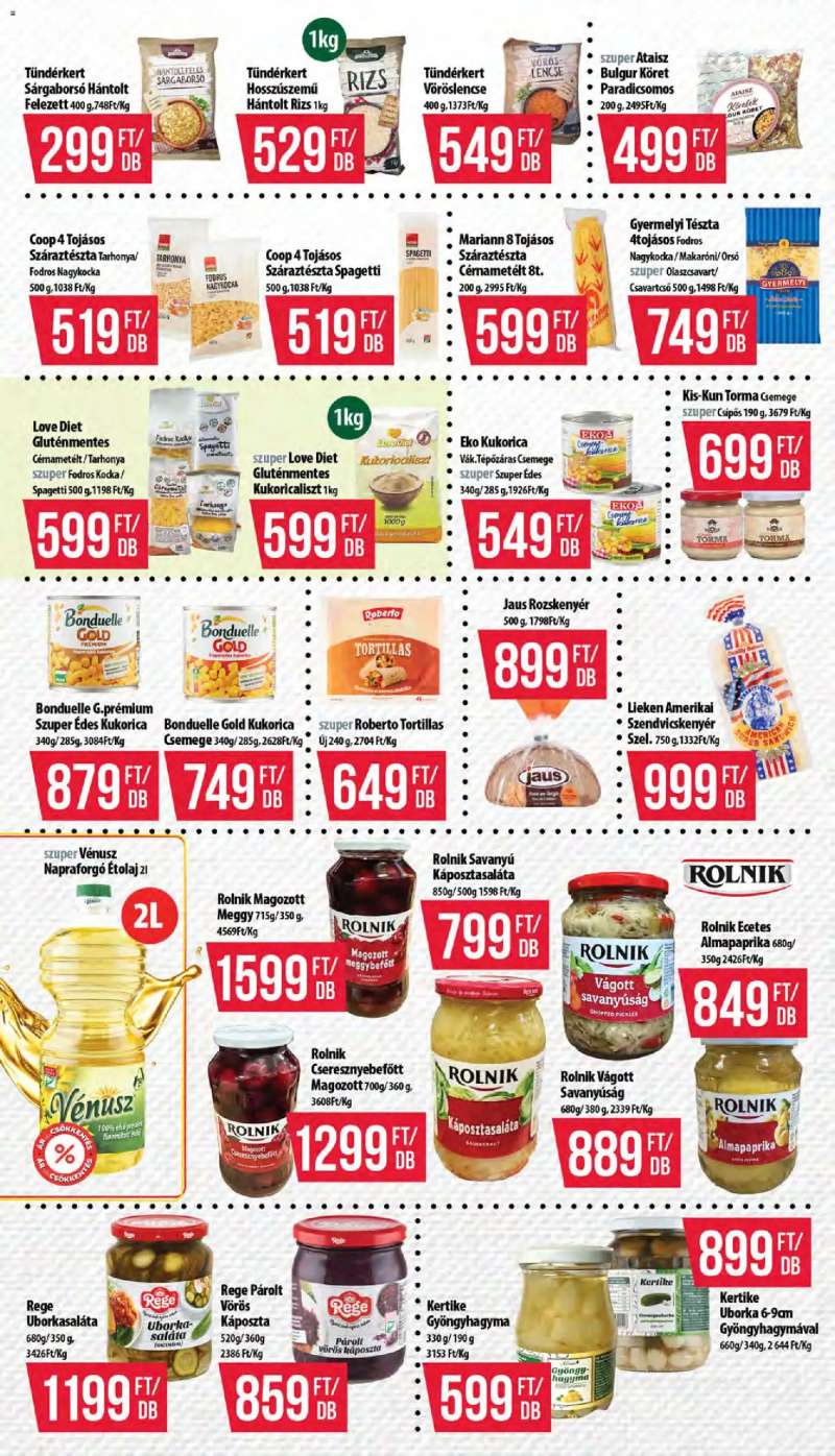 COOP COOP akciós újság 8 oldal