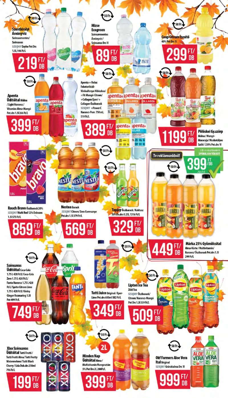 COOP COOP akciós újság 9 oldal