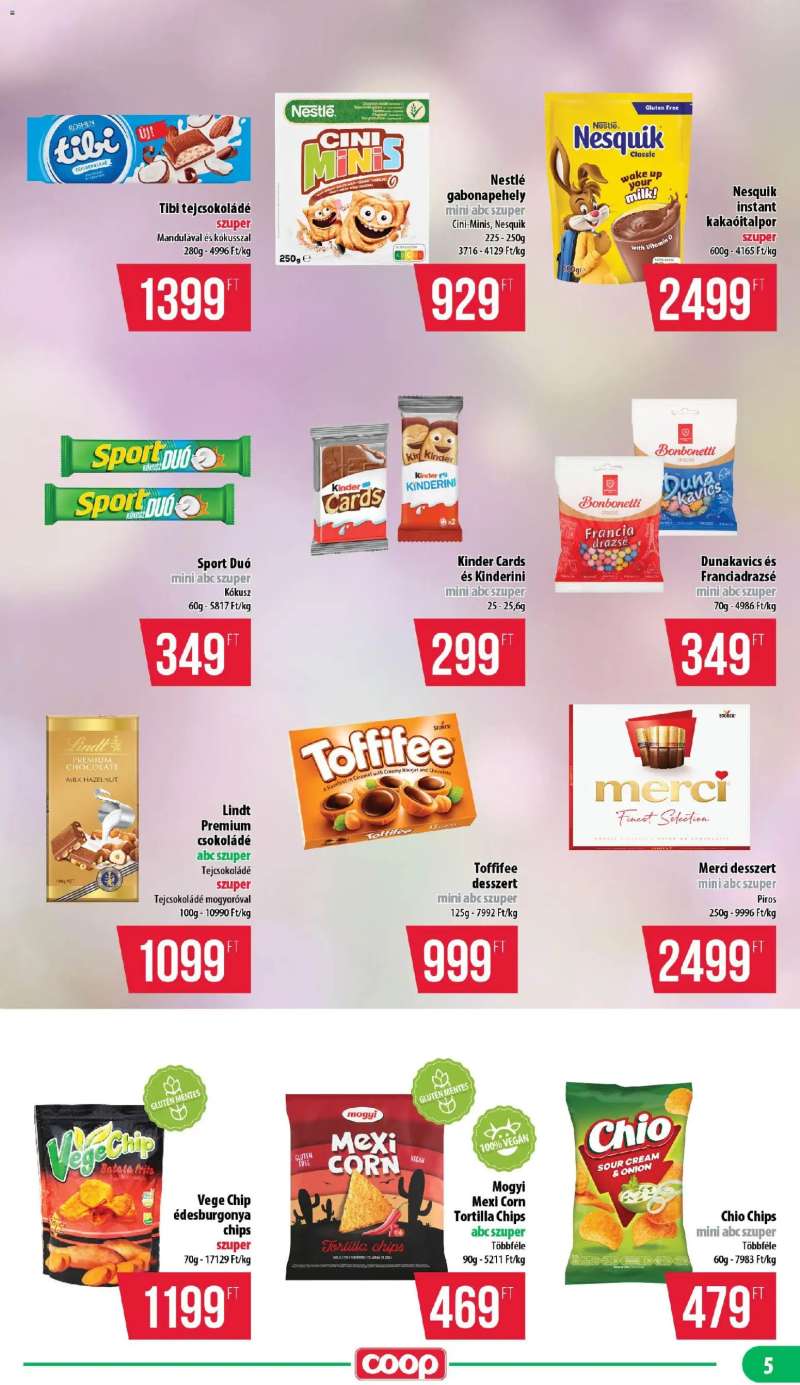 COOP COOP - Mini & Abc & Szuper / Mecsek 5 oldal