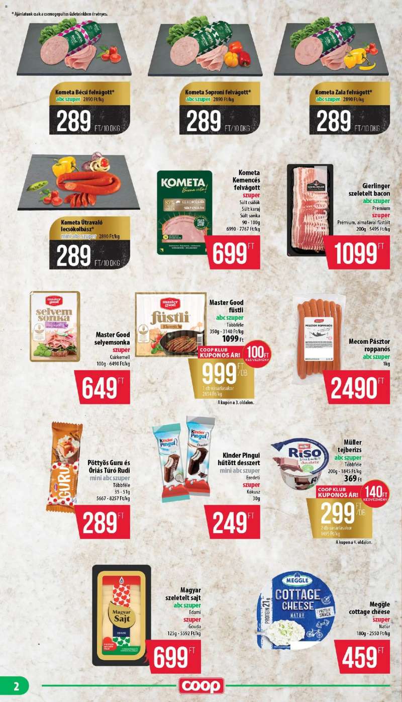 COOP COOP - Mini & Abc & Szuper / Nyírzem 2 oldal