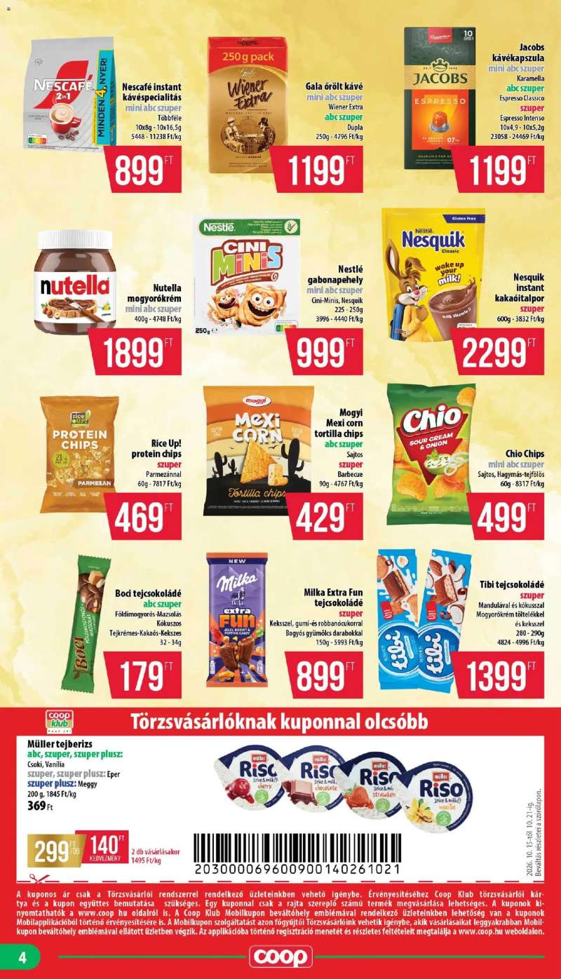 COOP COOP - Mini & Abc & Szuper / Nyírzem 4 oldal