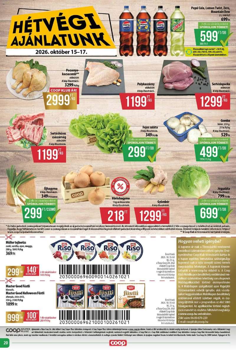 COOP COOP - Szuper Plusz / Tisza 20 oldal