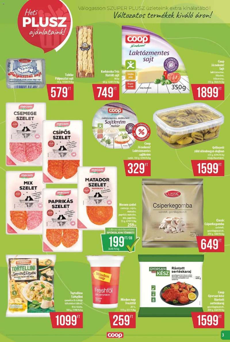 COOP COOP - Szuper Plusz / Tisza 3 oldal