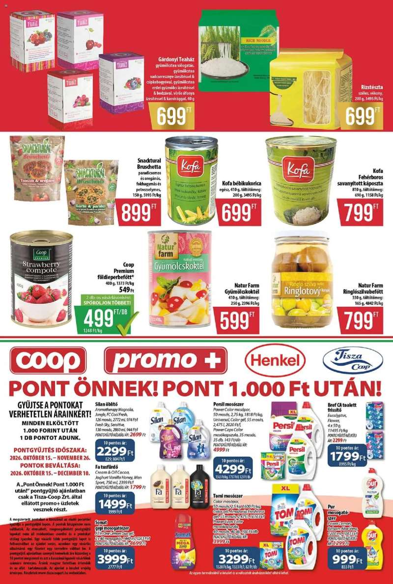 COOP COOP - Szuper Plusz / Tisza 8 oldal