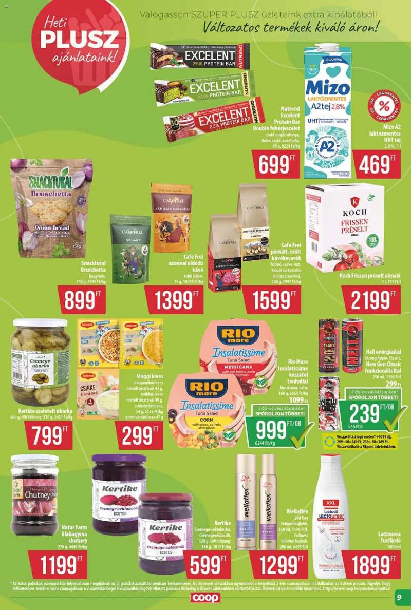 COOP COOP - Szuper Plusz / Tisza 9 oldal