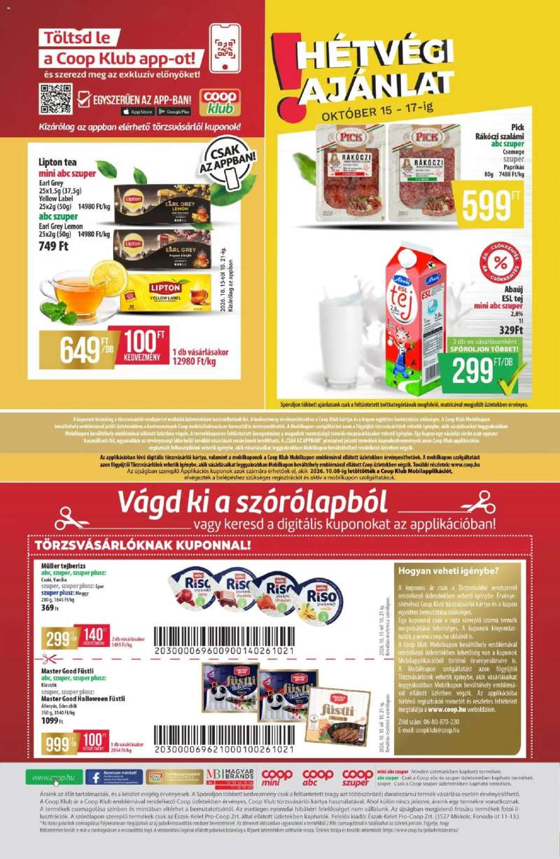 COOP COOP - Újság Észak Kelet Pro-Coop Zrt 12 oldal
