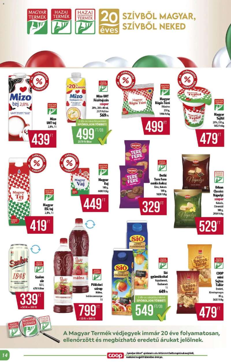 COOP COOP - Abc & szuper / Alföld Pro-Coop Zrt. 14 oldal