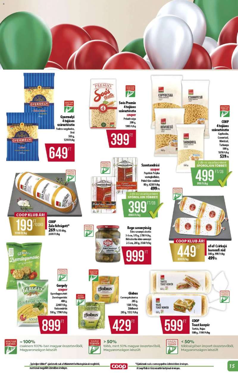 COOP COOP - Abc & szuper / Alföld Pro-Coop Zrt. 15 oldal