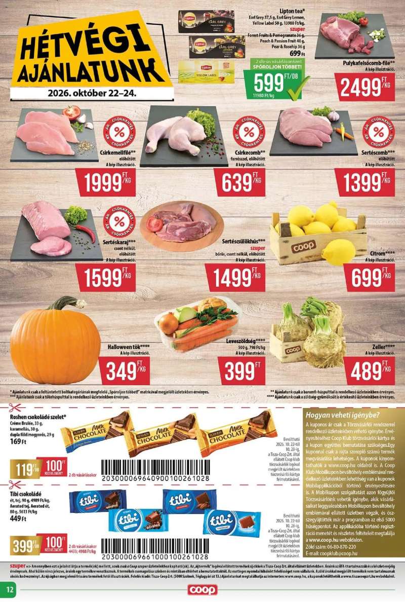 COOP COOP - Abc & Szuper / Tisza 12 oldal