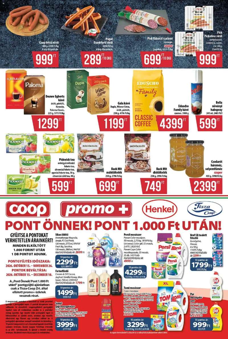 COOP COOP - Abc & Szuper / Tisza 4 oldal