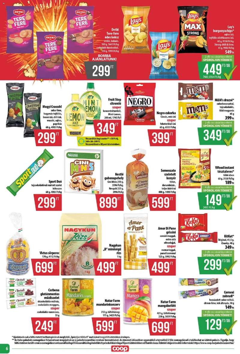 COOP COOP - Abc & Szuper / Tisza 6 oldal