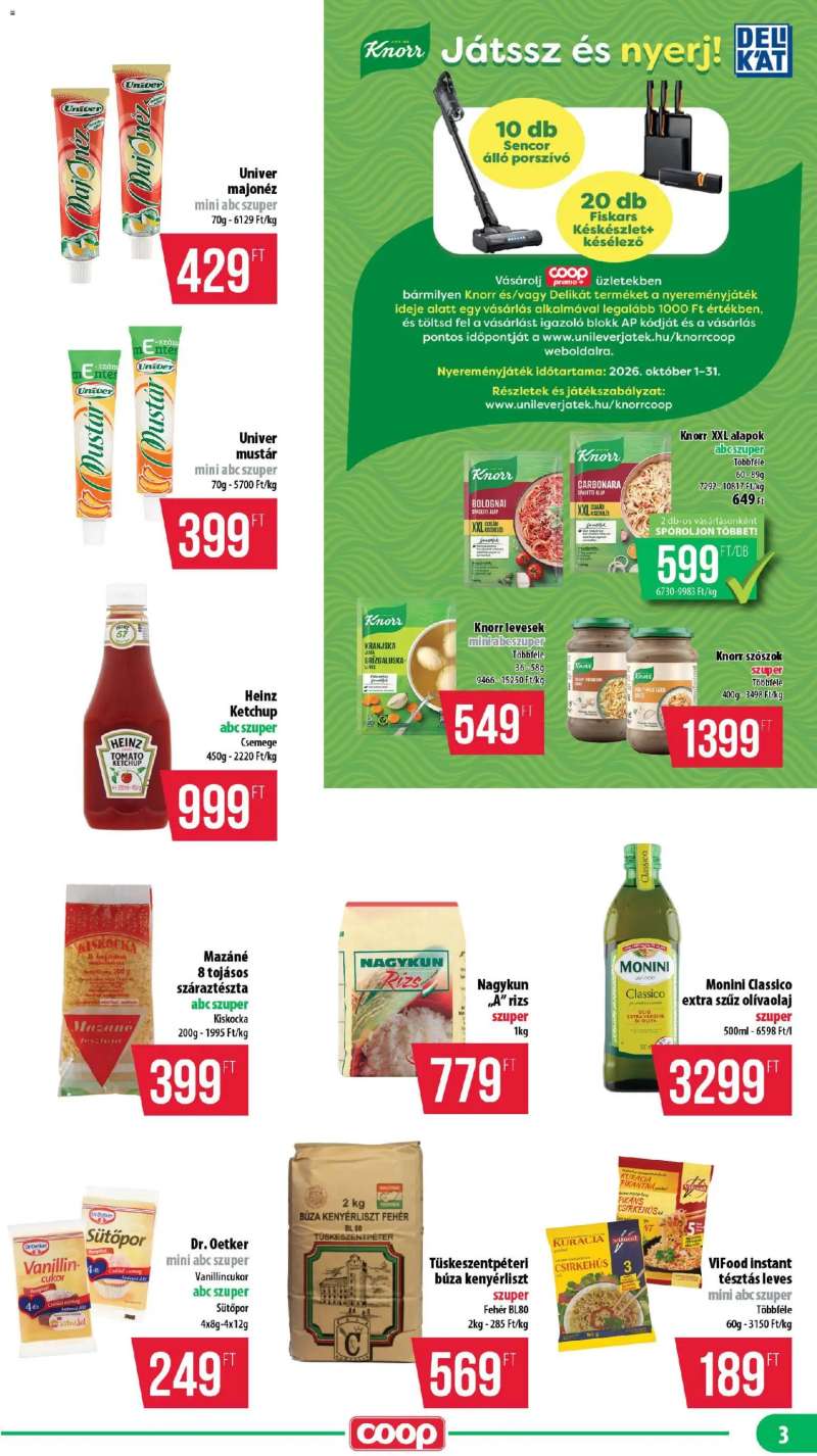 COOP COOP - Mini & Abc & Szuper / Mecsek 3 oldal