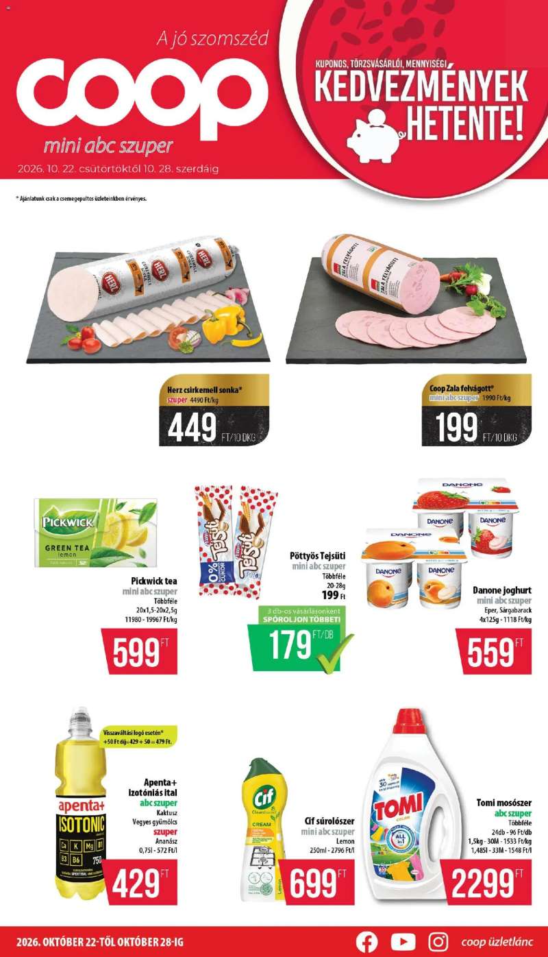COOP COOP - Mini & Abc & Szuper / Nyírzem 1 oldal