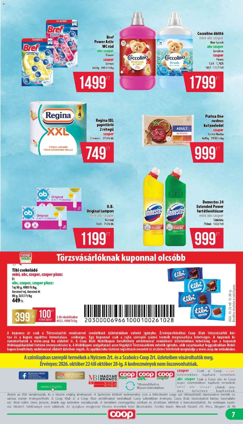 COOP COOP - Mini & Abc & Szuper / Nyírzem 7 oldal