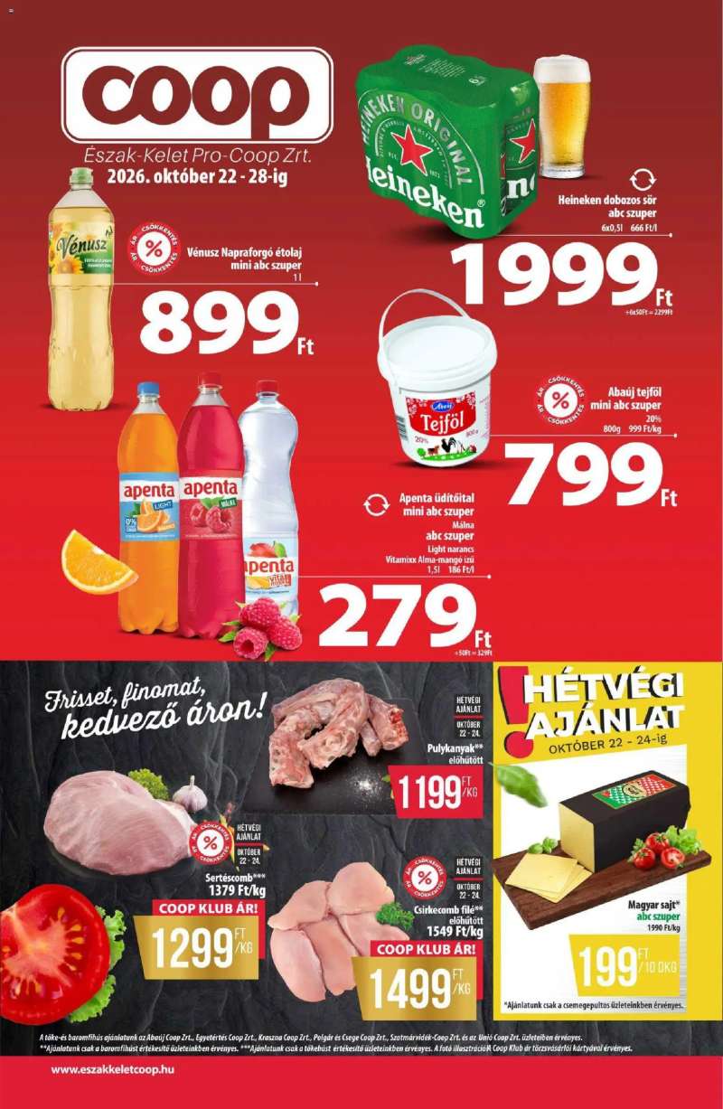 COOP COOP - Újság Észak Kelet Pro-Coop Zrt 1 oldal