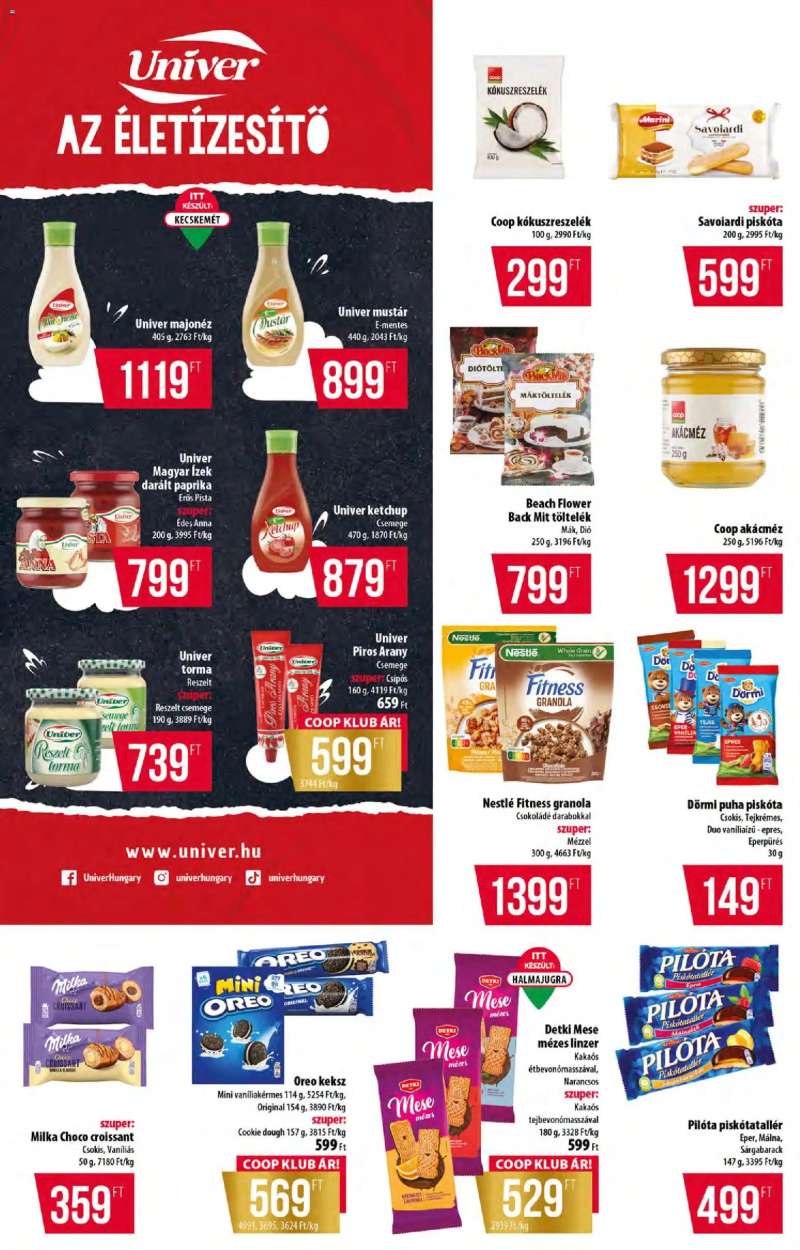 COOP COOP - Abc & szuper / Alföld Pro-Coop Zrt. 8 oldal