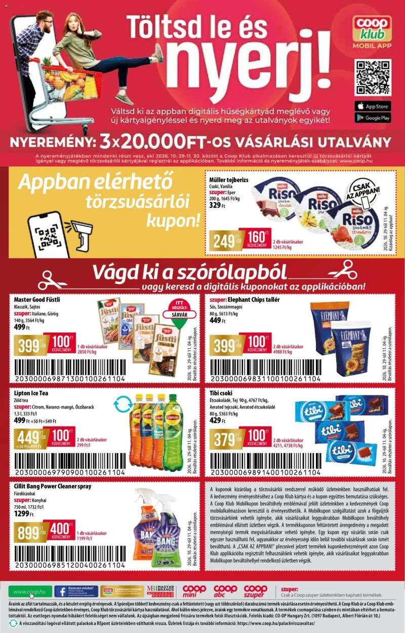 COOP COOP - Abc & Szuper / Tisza 12 oldal