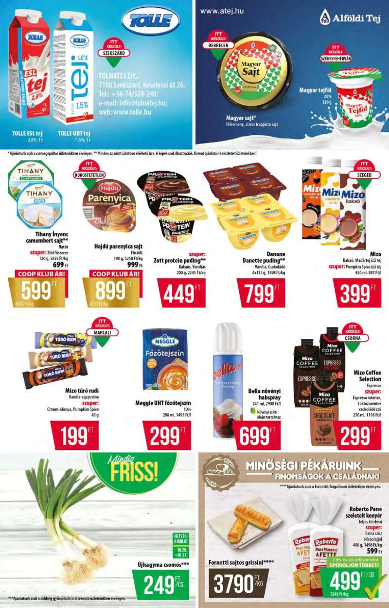 COOP COOP akciós újság 4 oldal