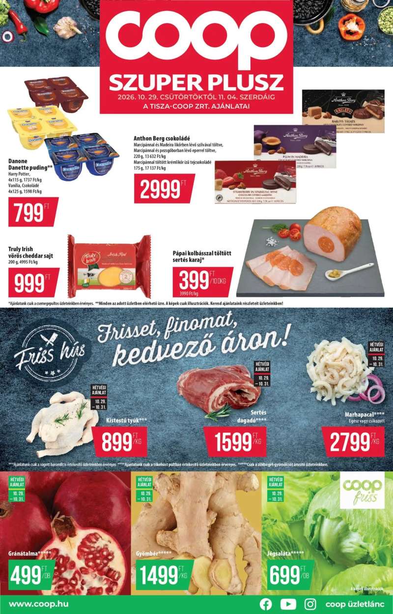 COOP COOP - Szuper Plusz / Tisza 1 oldal