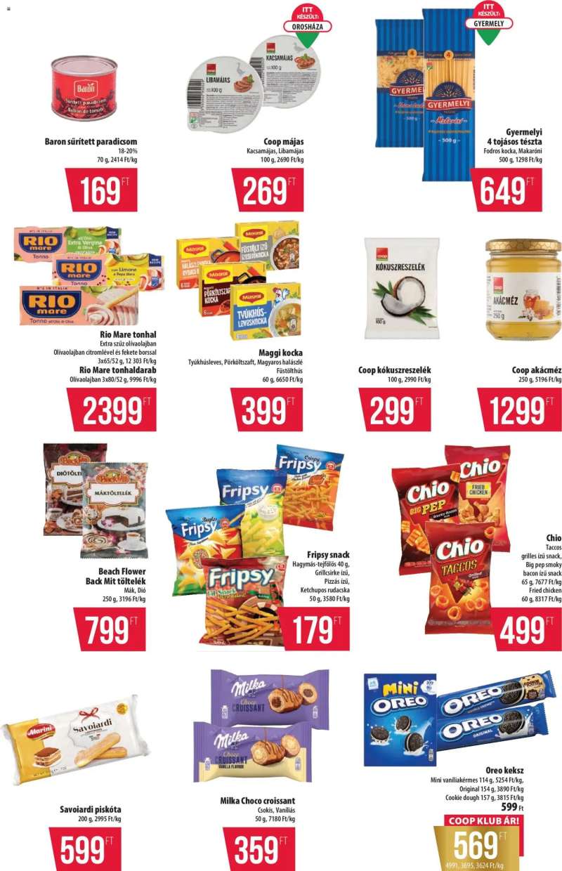 COOP COOP - Szuper Plusz / Tisza 8 oldal