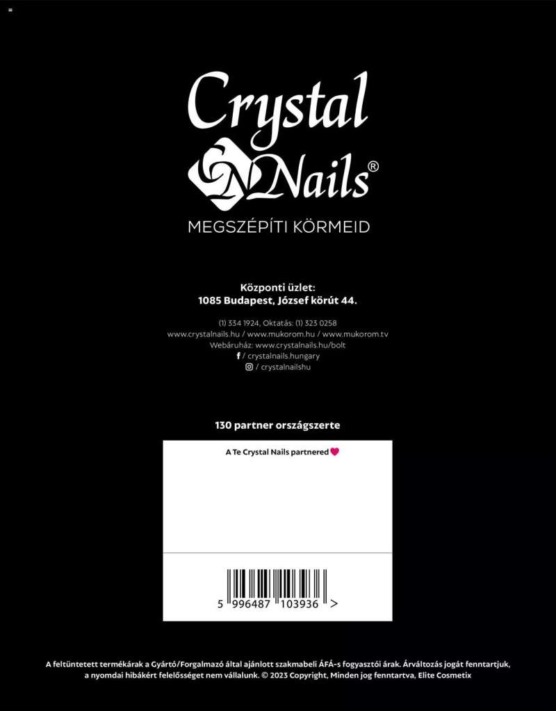 Crystal Nails NYÁR EXTRA KATALÓGUS 24 oldal