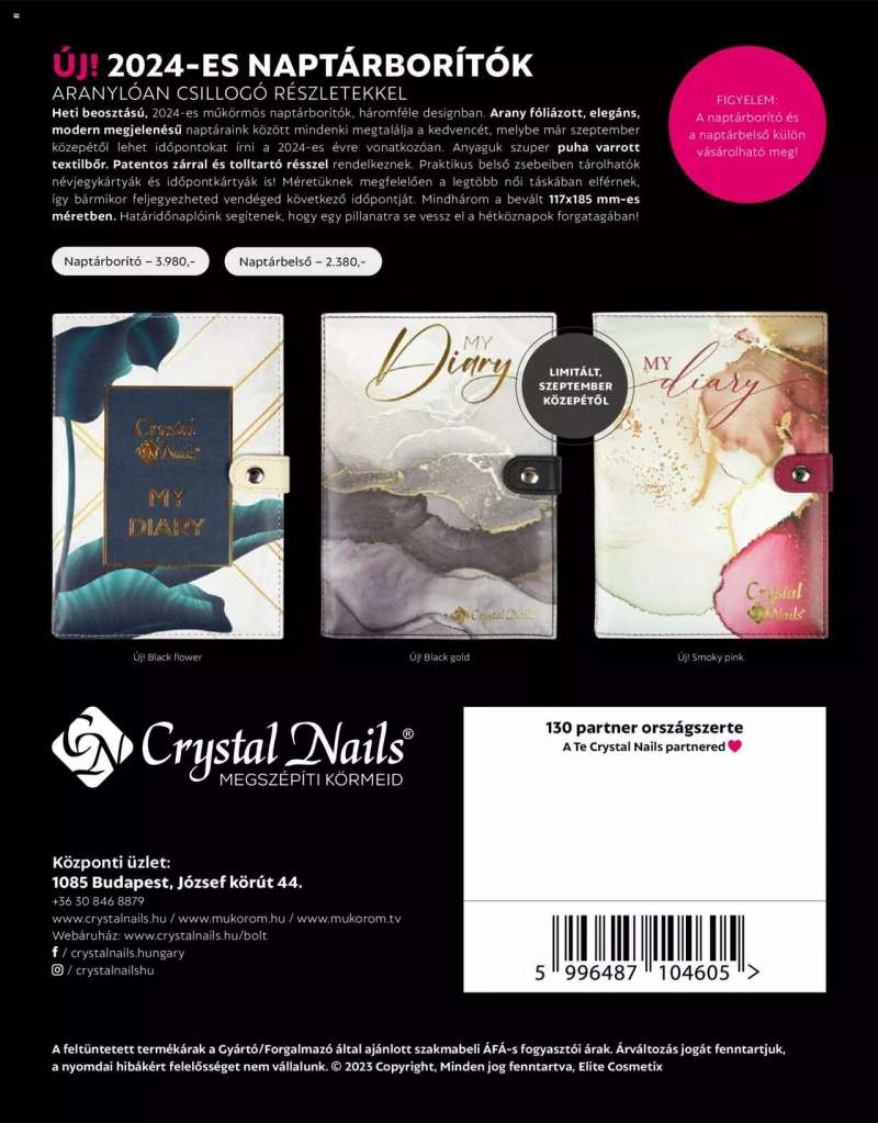Crystal Nails Ősz/Tél katalógus 2023 28 oldal