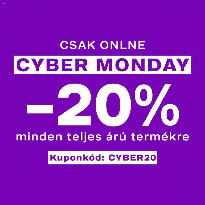 Deichmann Cyber Monday 1 oldal