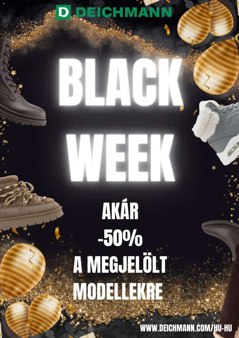 Deichmann Black Friday 1 oldal