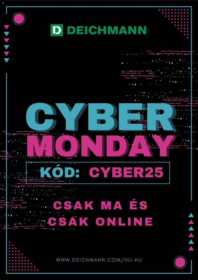 Deichmann Cyber Monday 1 oldal