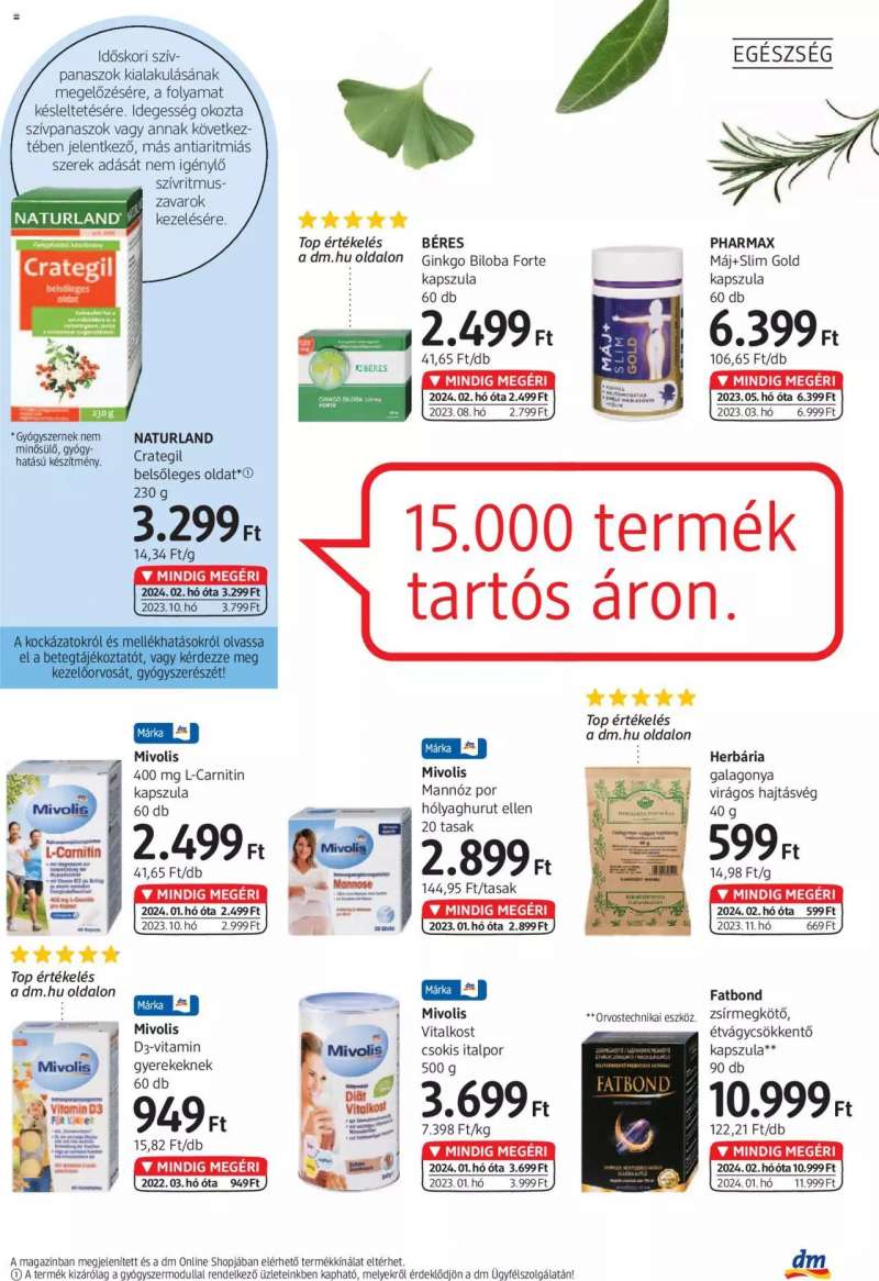 DM Drogerie Markt Akciós Újság DM Drogerie Markt 5 oldal