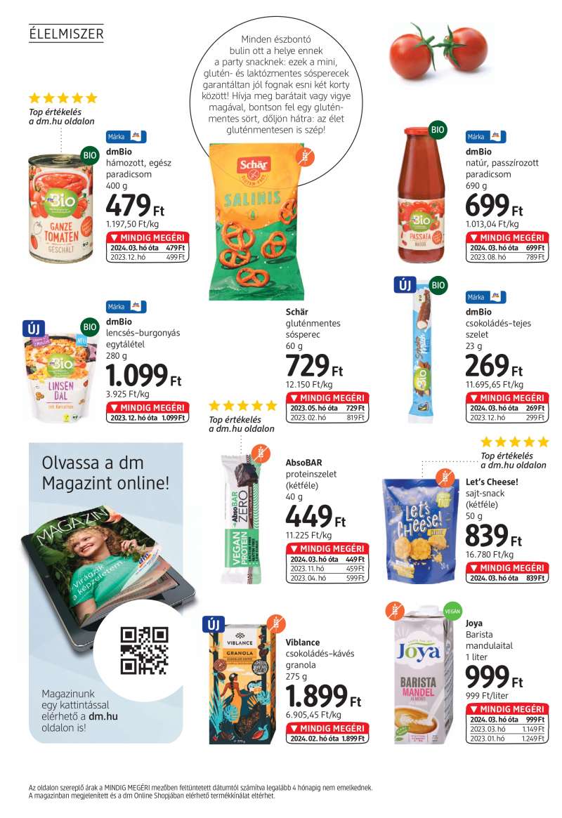 DM Drogerie Markt Akciós Újság 20 oldal