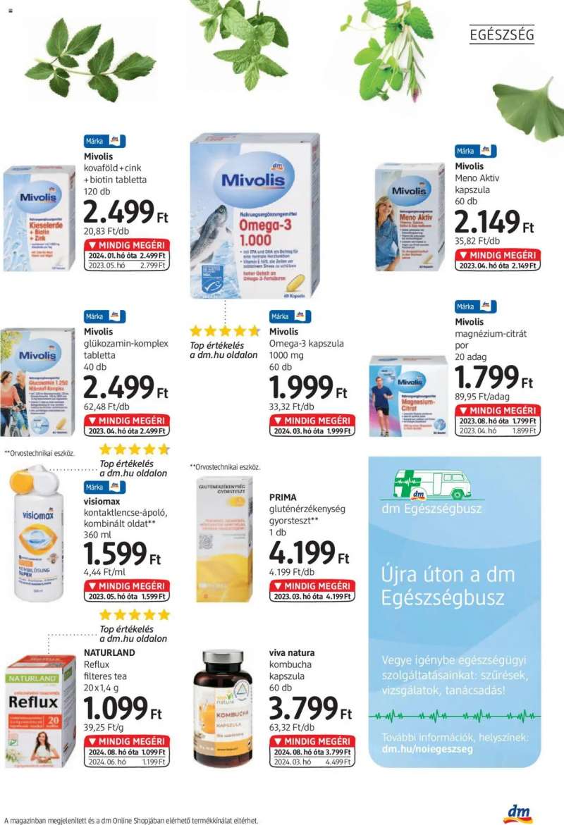 DM Drogerie Markt Akciós újság DM Drogerie Markt 15 oldal