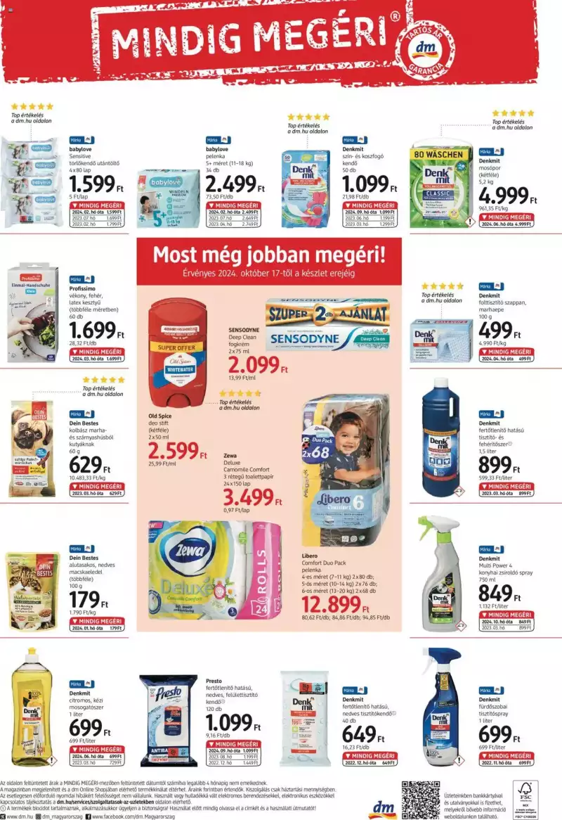 DM Drogerie Markt Akciós újság DM Drogerie Markt 4 oldal