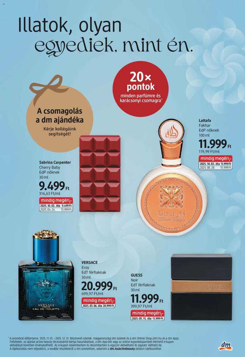 DM Drogerie Markt Ajándékkatalógusunk 3 oldal