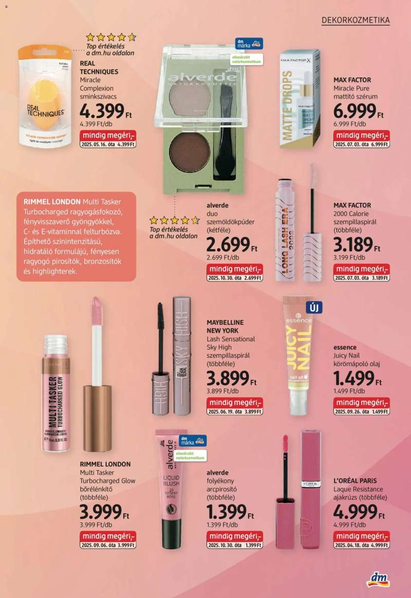 DM Drogerie Markt Akciós újság DM Drogerie Markt 9 oldal