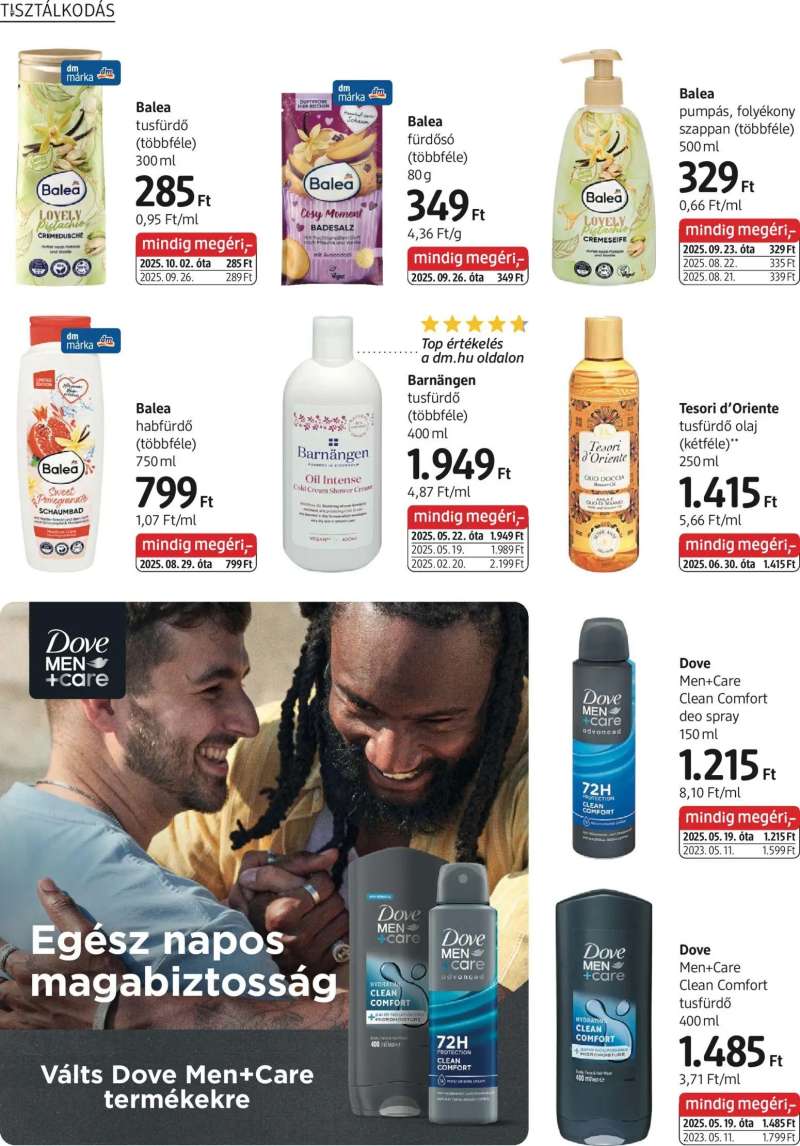 DM Drogerie Markt Akciós újság DM Drogerie Markt 10 oldal