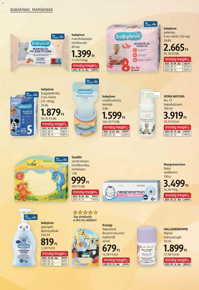 DM Drogerie Markt Akciós újság DM Drogerie Markt 16 oldal