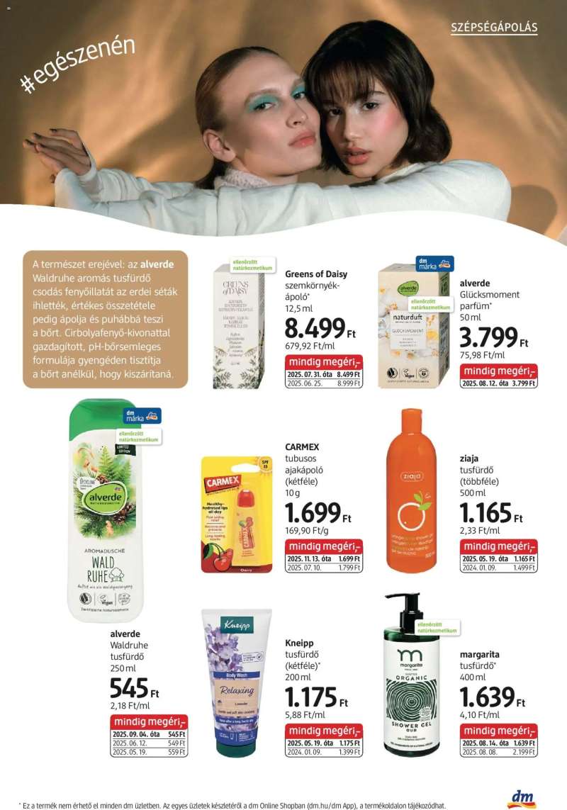 DM Drogerie Markt Akciós újság DM Drogerie Markt 7 oldal