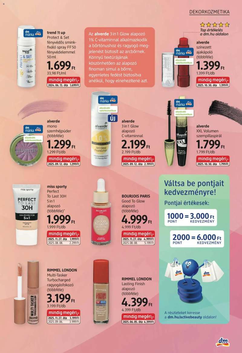 DM Drogerie Markt Akciós újság DM Drogerie Markt 15 oldal