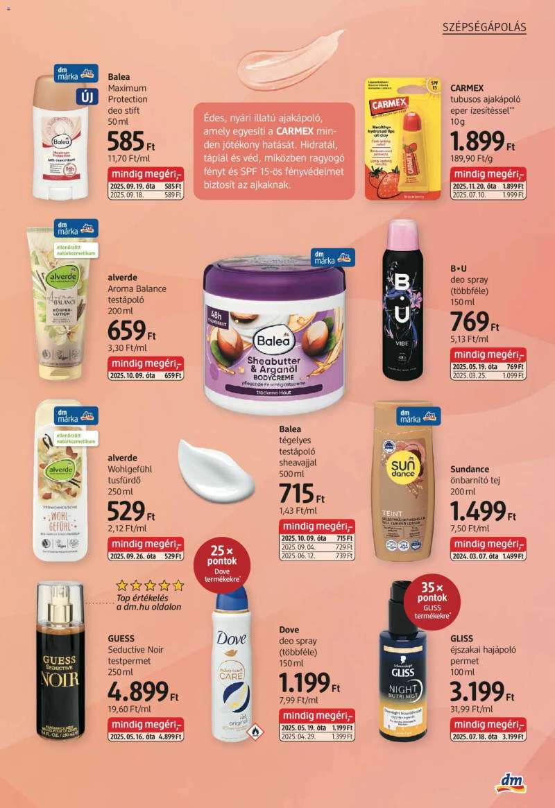 DM Drogerie Markt Akciós újság DM Drogerie Markt 19 oldal