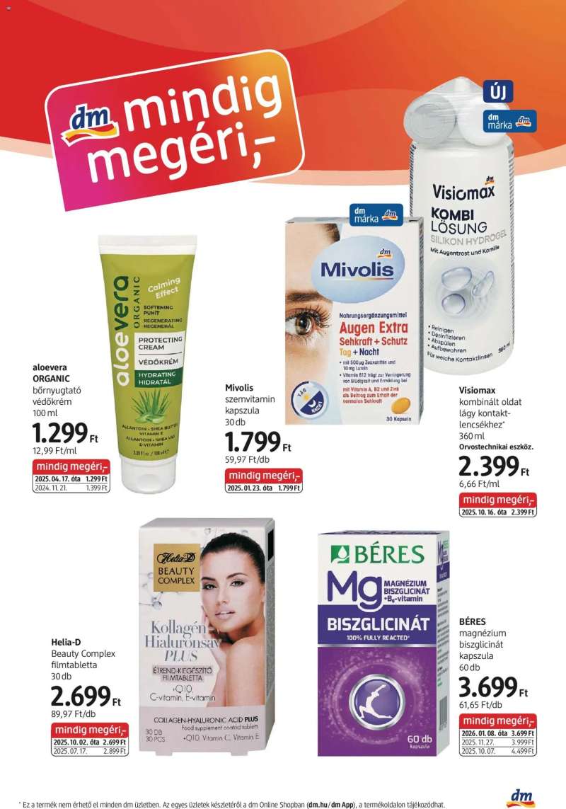 DM Drogerie Markt Akciós újság DM Drogerie Markt 3 oldal